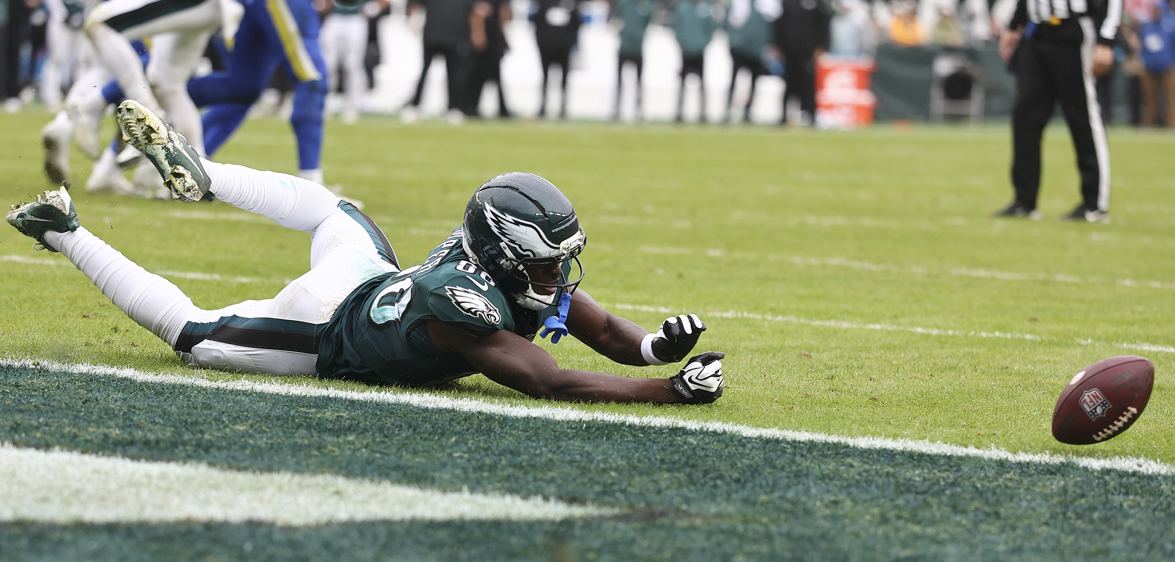 Darius Cooper was the star with two touchdown catches, but no aspect of the Eagles offense (or defense) could be called a particular strength.