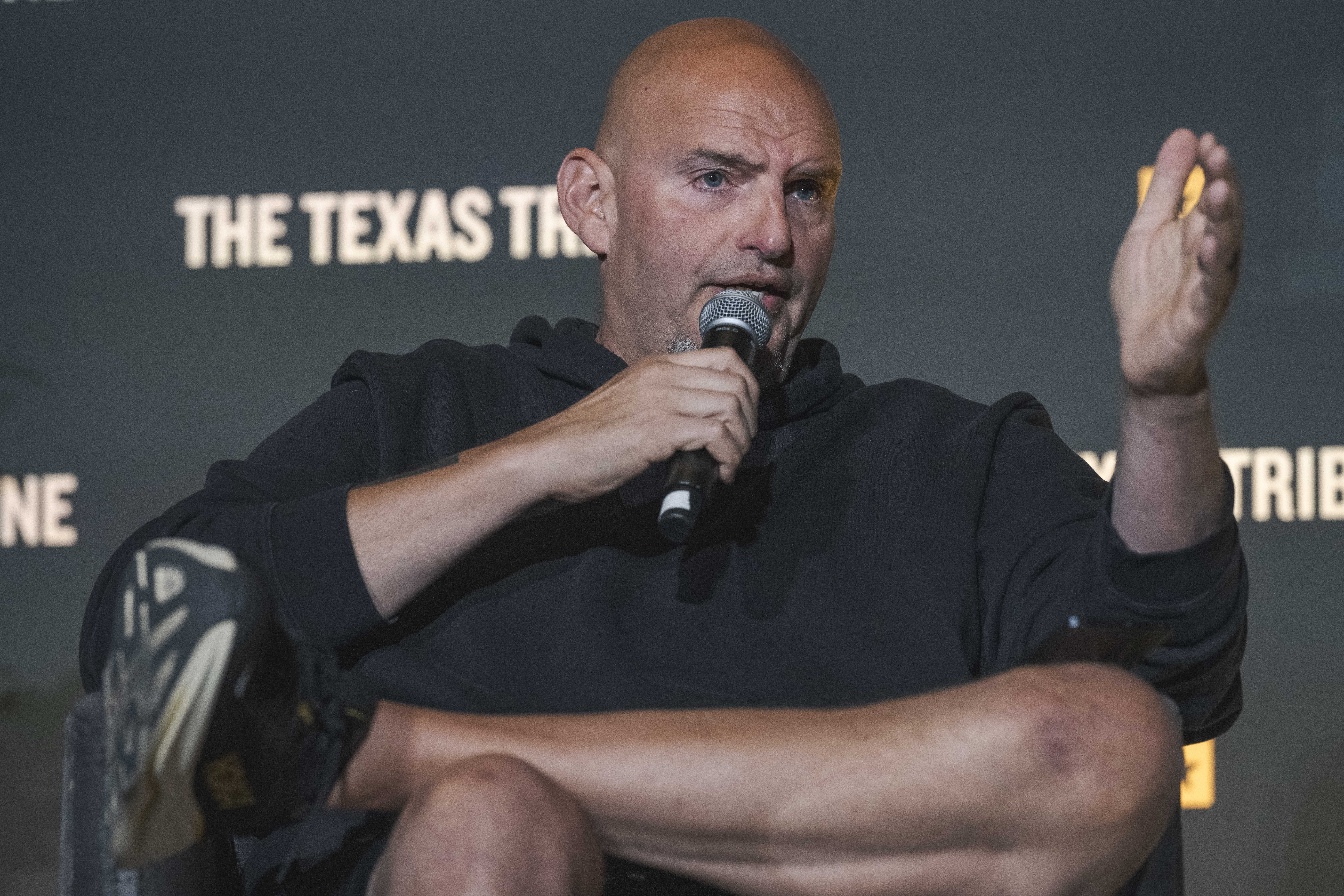 Luis F. Carrasco writes that U.S. Sen. John Fetterman expressed genuine exasperation over being questioned about his ideological loyalty during an appearance at the Texas Tribune Festival 2026.