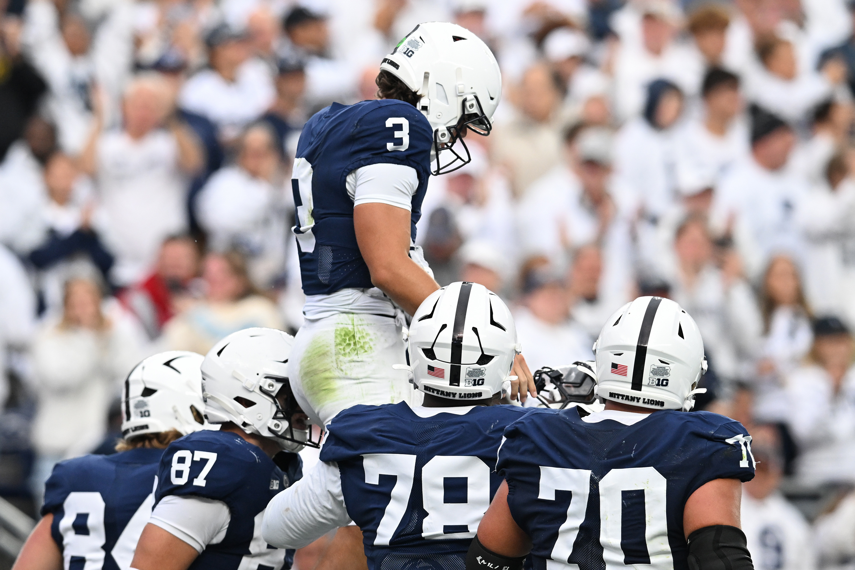 Penn State held players-only meeting to get ‘on the same page’ after its loss to Wisconsin