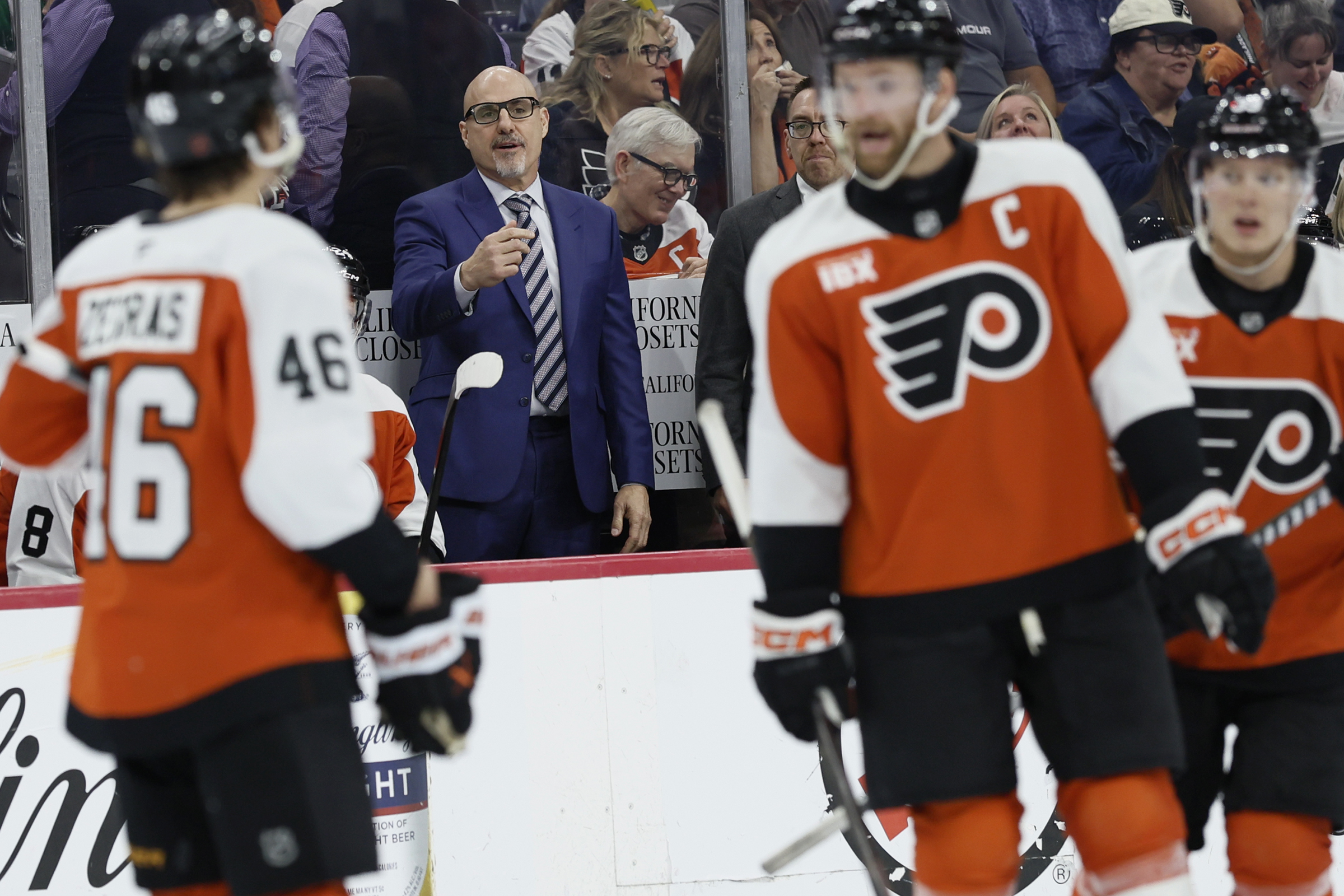 Flyers head coach Rick Tocchet said “We had a really good defensive team last year, but right now it seems like some guys are off.”