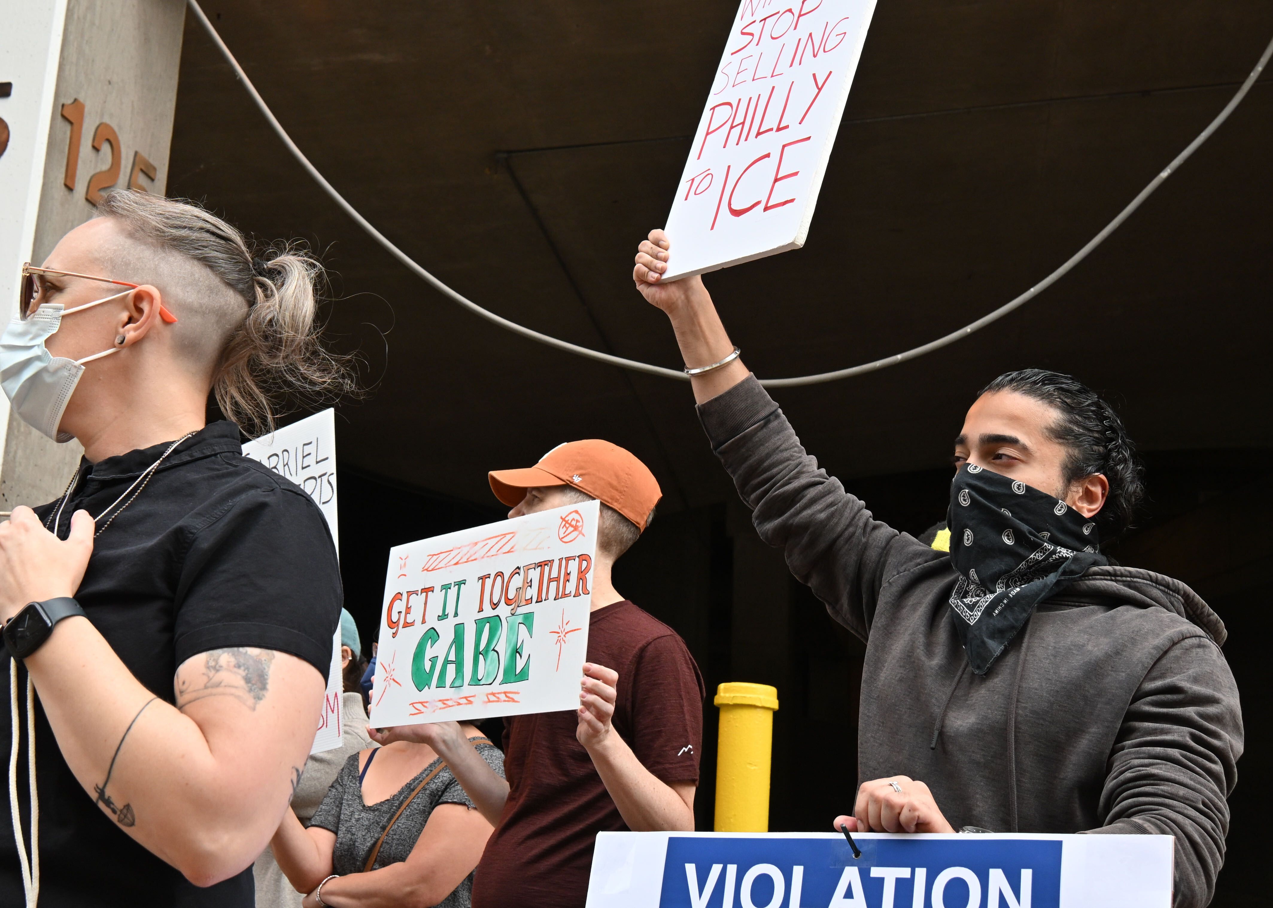 Philadelphia protesters demanded PPA stop leasing parking spaces to ICE