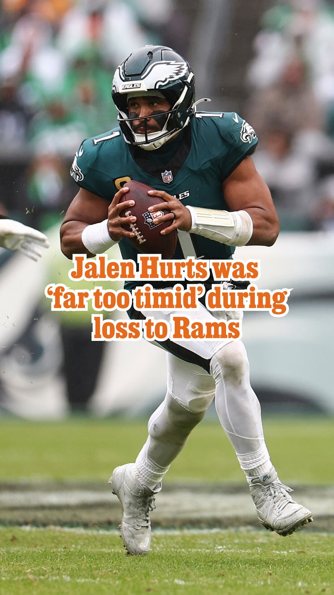 Gameday Central: Jalen Hurts was 'far too timid' during loss to Rams