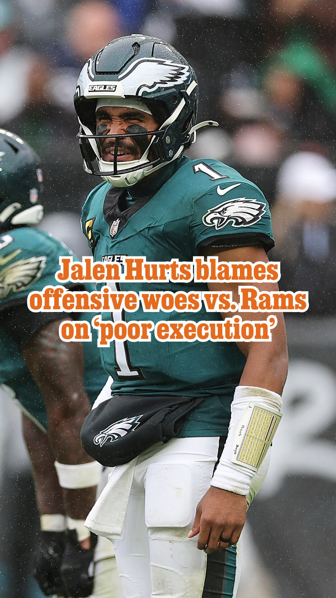 Jalen Hurts blames offensive woes vs. Rams on 'poor execution'