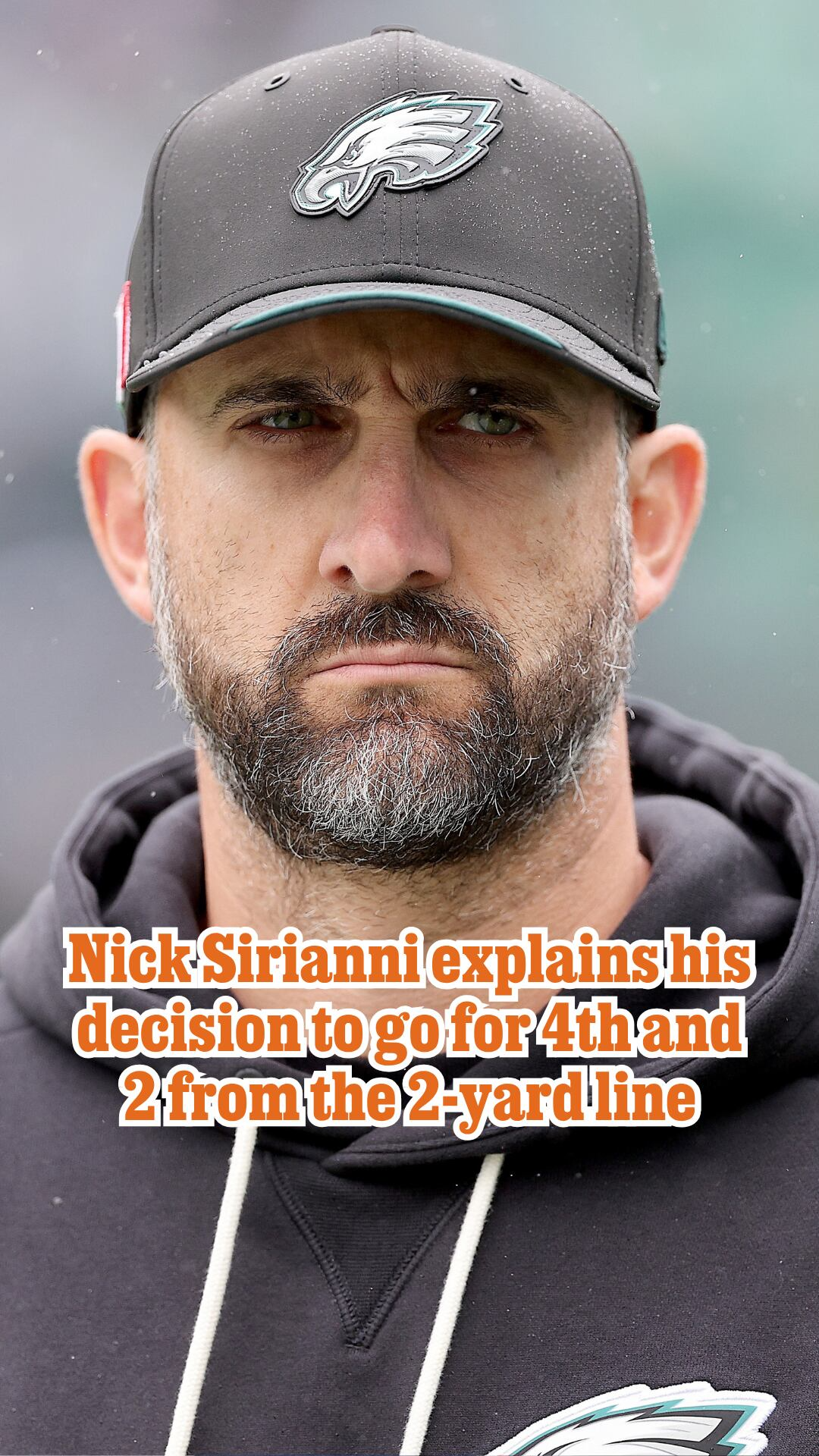 Nick Sirianni explains his decision to go for 4th and 2 from the 2-yard line
